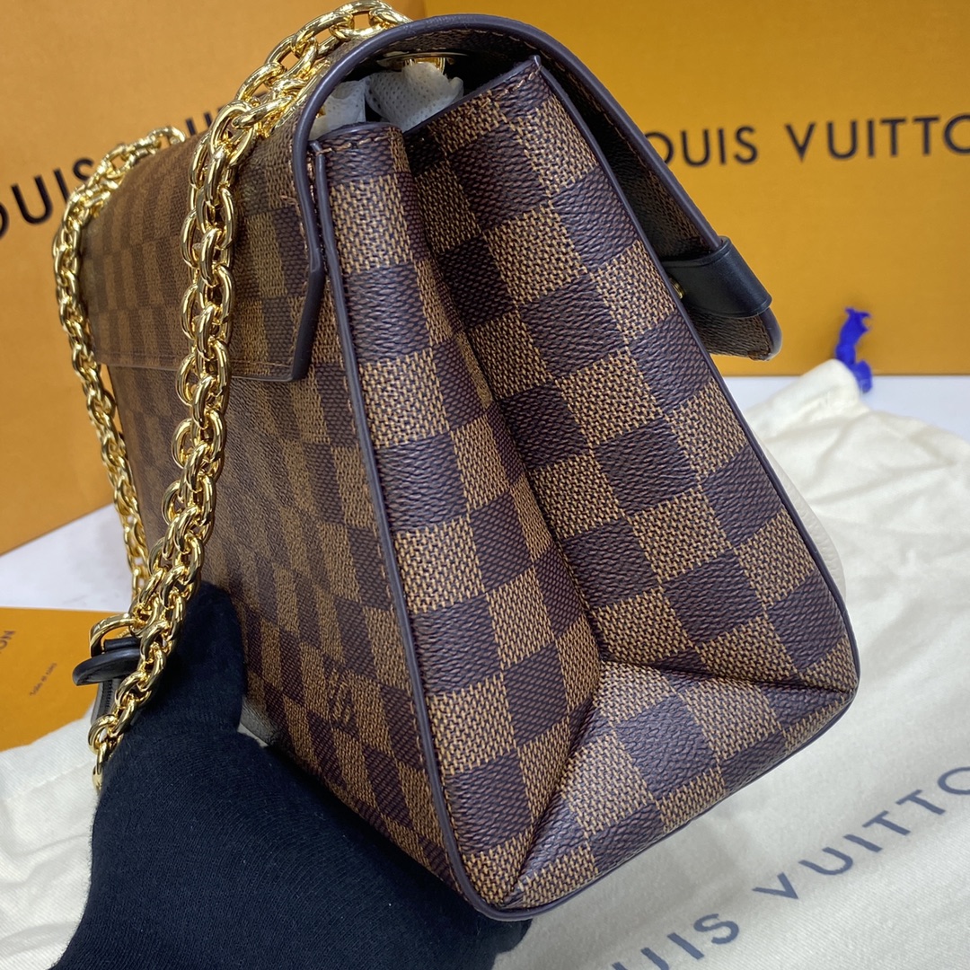 Louis Vuitton VAVIN PM Handbag Damier Ebene N40113 Cream